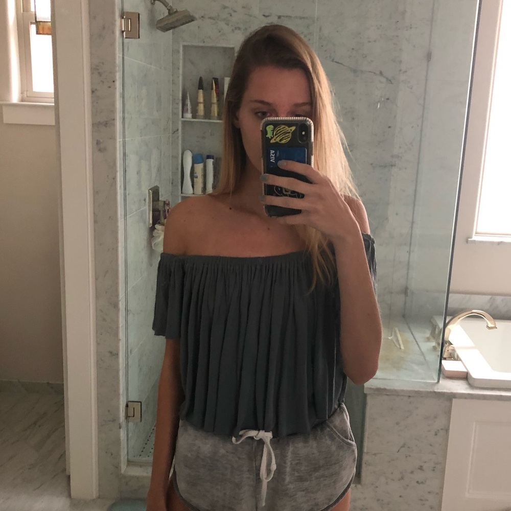 Urban Outfitters Flowy Off the Shoulder Top